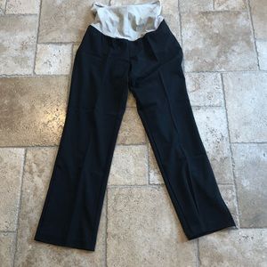 Maternity Dress Pants with Over Belly Panel
